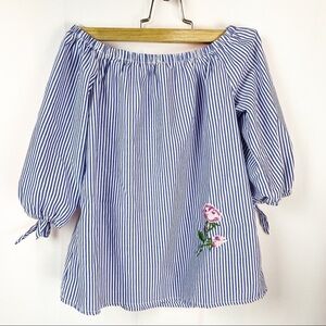 Speed Limit Girls Shirt Size 10/12 Striped